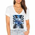 Frutiger Aero Aesthetic Tech Checkered Room Orb Sky Raglan Baseball Tee Women's Jersey Short Sleeve Deep V-Neck Tshirt Frutiger Aero Aesthetic Tech Checkered Room Orb Sky Raglan Baseball Tee Women's Jersey Short Sleeve Deep V-Neck Tshirt