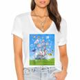 Frutiger Aero Aesthetic Tech Cherry Blossom Fishes Bubbles Raglan Baseball Tee Women's Jersey Short Sleeve Deep V-Neck Tshirt Frutiger Aero Aesthetic Tech Cherry Blossom Fishes Bubbles Raglan Baseball Tee Women's Jersey Short Sleeve Deep V-Neck Tshirt