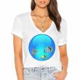 Frutiger Aero Aesthetic Tech Orb Fishes Raglan Baseball Tee Women's Jersey Short Sleeve Deep V-Neck Tshirt Frutiger Aero Aesthetic Tech Orb Fishes Raglan Baseball Tee Women's Jersey Short Sleeve Deep V-Neck Tshirt