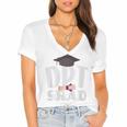 Graduation Physical Therapist Doctor Of PT DPT Women's Jersey Short Sleeve Deep V-Neck Tshirt