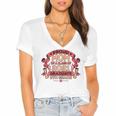 Graduation Proud Mom Of 8th Grade Graduate Women's Jersey Short Sleeve Deep V-Neck Tshirt