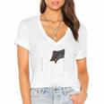 I Hope This BS Pays Off Graduation Bachelors Degree Women's Jersey Short Sleeve Deep V-Neck Tshirt
