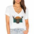 Hunting Is My Escape Introvert Hunter Antisocial Women's Jersey Short Sleeve Deep V-Neck Tshirt Hunting Is My Escape Introvert Hunter Antisocial Women's Jersey Short Sleeve Deep V-Neck Tshirt