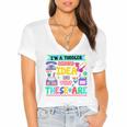 I'm A Toddler I Have No Ideas Retro Vintage 90s Nostalgia Premium Tri-Blend Women's Jersey Short Sleeve Deep V-Neck Tshirt I'm A Toddler I Have No Ideas Retro Vintage 90s Nostalgia Premium Tri-Blend Women's Jersey Short Sleeve Deep V-Neck Tshirt