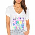 I'm A Toddler I Have No Ideas Retro Vintage 90s Nostalgia Women's Jersey Short Sleeve Deep V-Neck Tshirt