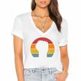 Introvert Antisocial Men Women Kids Boys Girls Women's Jersey Short Sleeve Deep V-Neck Tshirt
