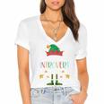 The Introvert Elf Christmas Family Matching Fun Xmas Top Women's Jersey Short Sleeve Deep V-Neck Tshirt The Introvert Elf Christmas Family Matching Fun Xmas Top Women's Jersey Short Sleeve Deep V-Neck Tshirt