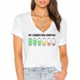 Introvert Low Battery My Connection Compass Raglan Baseball Tee Women's Jersey Short Sleeve Deep V-Neck Tshirt Introvert Low Battery My Connection Compass Raglan Baseball Tee Women's Jersey Short Sleeve Deep V-Neck Tshirt