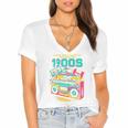 Joke 90s Please Be Patient With Me I'm From The 1900s Premium Tri-Blend Women's Jersey Short Sleeve Deep V-Neck Tshirt