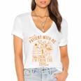 Joke Please Be Patient With Me I'm From The 1900s Tee Women's Jersey Short Sleeve Deep V-Neck Tshirt
