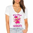 Kids Preschool Graduate 2018 Graduation Pre-K Women's Jersey Short Sleeve Deep V-Neck Tshirt