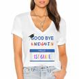 Kindergarten To 1st Grade GraduationShirt Women's Jersey Short Sleeve Deep V-Neck Tshirt