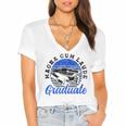 Magna Cum Laude Graduate Graduation Graduates Family Women's Jersey Short Sleeve Deep V-Neck Tshirt