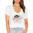 Master's Graduation Shirt For Men And Women Mastered It Women's Jersey Short Sleeve Deep V-Neck Tshirt
