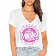 MBA Graduation Masters Business Administration T-Shirt Women's Jersey Short Sleeve Deep V-Neck Tshirt
