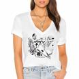Nostalgia By EvanTube Roll The Dice Women's Jersey Short Sleeve Deep V-Neck Tshirt Nostalgia By EvanTube Roll The Dice Women's Jersey Short Sleeve Deep V-Neck Tshirt