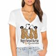 Nurse Est 2026 Graduation Graduate Nursing Student RN LPN Women's Jersey Short Sleeve Deep V-Neck Tshirt