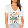 BE PATIENT I'M FROM THE 1900s RETRO SUNSET 90s 80s 70s Women's Jersey Short Sleeve Deep V-Neck Tshirt BE PATIENT I'M FROM THE 1900s RETRO SUNSET 90s 80s 70s Women's Jersey Short Sleeve Deep V-Neck Tshirt