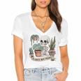 Plant Introvert Gardener Houseplant Botanical Women Men Kids Women's Jersey Short Sleeve Deep V-Neck Tshirt Plant Introvert Gardener Houseplant Botanical Women Men Kids Women's Jersey Short Sleeve Deep V-Neck Tshirt