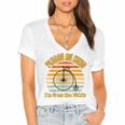 Please Be Kind I'm From The 1900s Penny Farthing Women's Jersey Short Sleeve Deep V-Neck Tshirt