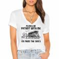 Please Patience I'm From The 1900s Vintage Western Women's Jersey Short Sleeve Deep V-Neck Tshirt Please Patience I'm From The 1900s Vintage Western Women's Jersey Short Sleeve Deep V-Neck Tshirt
