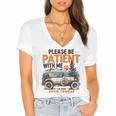 Please Be Patient With Me I'm From The 1900s 19TH Vintage Women's Jersey Short Sleeve Deep V-Neck Tshirt Please Be Patient With Me I'm From The 1900s 19TH Vintage Women's Jersey Short Sleeve Deep V-Neck Tshirt