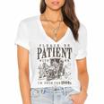 Please Be Patient I'm From The 1900s Boomer Meme Print Premium Women's Jersey Short Sleeve Deep V-Neck Tshirt Please Be Patient I'm From The 1900s Boomer Meme Print Premium Women's Jersey Short Sleeve Deep V-Neck Tshirt