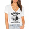 Please Patient I'm From The 1900s Boomer Memes Women's Jersey Short Sleeve Deep V-Neck Tshirt