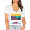Please Be Patient With Me I'm From The 1900s Cool Dad Premium Women's Jersey Short Sleeve Deep V-Neck Tshirt