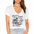Please Be Patient With Me I'm From The 1900s Funny Women's Jersey Short Sleeve Deep V-Neck Tshirt