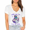 Please Be Patient With Me I'm From The 1900s Gamer Gaming Premium Women's Jersey Short Sleeve Deep V-Neck Tshirt Please Be Patient With Me I'm From The 1900s Gamer Gaming Premium Women's Jersey Short Sleeve Deep V-Neck Tshirt
