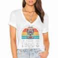 Please Be Patient With Me I'm From The 1900s Kawaii Premium Tri-Blend Women's Jersey Short Sleeve Deep V-Neck Tshirt