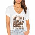 Please Be Patient With Me I'm From The 1900s 1900s Meme Women's Jersey Short Sleeve Deep V-Neck Tshirt