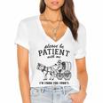 Please Be Patient I'm From The 1900s Raccoon Lover Women's Jersey Short Sleeve Deep V-Neck Tshirt Please Be Patient I'm From The 1900s Raccoon Lover Women's Jersey Short Sleeve Deep V-Neck Tshirt