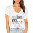 Please Be Patient With Me I'm From The 1900s Retired Fathers Premium Women's Jersey Short Sleeve Deep V-Neck Tshirt Please Be Patient With Me I'm From The 1900s Retired Fathers Premium Women's Jersey Short Sleeve Deep V-Neck Tshirt
