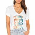 Please Be Patient With Me I'm From The 1900s Retro 90s Dad Premium Women's Jersey Short Sleeve Deep V-Neck Tshirt