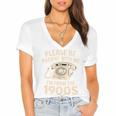 Please Be Patient With Me I'm From The 1900s Retro Humor Premium Tri-Blend Women's Jersey Short Sleeve Deep V-Neck Tshirt Please Be Patient With Me I'm From The 1900s Retro Humor Premium Tri-Blend Women's Jersey Short Sleeve Deep V-Neck Tshirt