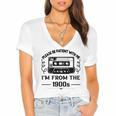 Please Be Patient With Me I'm From The 1900s Sarcastic Idea Women's Jersey Short Sleeve Deep V-Neck Tshirt Please Be Patient With Me I'm From The 1900s Sarcastic Idea Women's Jersey Short Sleeve Deep V-Neck Tshirt