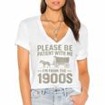 Please Be Patient I'm From The 1900s Vintage Over The Hill Premium Tri-Blend Women's Jersey Short Sleeve Deep V-Neck Tshirt Please Be Patient I'm From The 1900s Vintage Over The Hill Premium Tri-Blend Women's Jersey Short Sleeve Deep V-Neck Tshirt