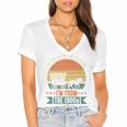 Please Be Patient With Me I'm From The 1900s Vintage Humor Premium Women's Jersey Short Sleeve Deep V-Neck Tshirt