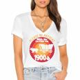 Please Be Patient With Me I'm From The 1900s Vintage Meme Premium Women's Jersey Short Sleeve Deep V-Neck Tshirt