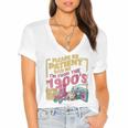 Please Be Patient With Me I'm From The 1900s Vintage Trendy Women's Jersey Short Sleeve Deep V-Neck Tshirt Please Be Patient With Me I'm From The 1900s Vintage Trendy Women's Jersey Short Sleeve Deep V-Neck Tshirt