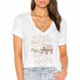 Please Be Patient With Me I'm From The 1900s Western Humor Women's Jersey Short Sleeve Deep V-Neck Tshirt Please Be Patient With Me I'm From The 1900s Western Humor Women's Jersey Short Sleeve Deep V-Neck Tshirt