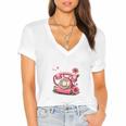 Please Be Patient With Me I'm From The 1900s Women Girl Premium Women's Jersey Short Sleeve Deep V-Neck Tshirt