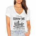 Please Show Me Patience I'm From The 1900s Vintage Horse Premium Women's Jersey Short Sleeve Deep V-Neck Tshirt Please Show Me Patience I'm From The 1900s Vintage Horse Premium Women's Jersey Short Sleeve Deep V-Neck Tshirt