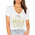 Proud Abuela Of 5th Grade Graduate 2024 Family Graduation Women's Jersey Short Sleeve Deep V-Neck Tshirt