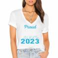 Proud Great Grandpa Of 1st Grade Graduate 2023 Graduation Women's Jersey Short Sleeve Deep V-Neck Tshirt