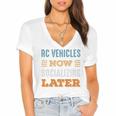 RC Vehicles Now Minimal Socializing Introvert Vintage Women's Jersey Short Sleeve Deep V-Neck Tshirt RC Vehicles Now Minimal Socializing Introvert Vintage Women's Jersey Short Sleeve Deep V-Neck Tshirt