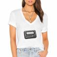 Retro Pager 90s Nostalgia Premium Tri-Blend Women's Jersey Short Sleeve Deep V-Neck Tshirt Retro Pager 90s Nostalgia Premium Tri-Blend Women's Jersey Short Sleeve Deep V-Neck Tshirt