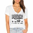 Retro Please Be Patient With Me I'm From The 1900s Premium Women's Jersey Short Sleeve Deep V-Neck Tshirt Retro Please Be Patient With Me I'm From The 1900s Premium Women's Jersey Short Sleeve Deep V-Neck Tshirt